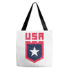 land of the free Tote Bags