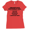 Smartass December Girl Ladies Fitted T-Shirt