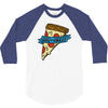 life is a pizza party 3/4 Sleeve Shirt