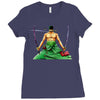 roronoa zoro Ladies Fitted T-Shirt