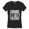 pubg - straight outta pochinki Women's V-Neck T-Shirt