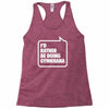 i'd rather be doing gymkhana Racerback Tank
