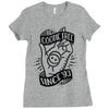 cootie shot (black) Ladies Fitted T-Shirt
