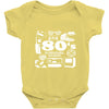 80s survival guide cassette high Baby Bodysuit