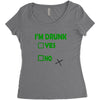 im drunk Women's Triblend Scoop T-shirt