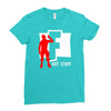 hot stuff batle royal gaming Ladies Fitted T-Shirt