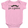 mustache Baby Onesie