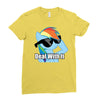 deal with it Ladies Fitted T-Shirt
