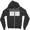 police box for who Zipper Hoodie