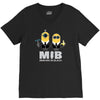 men in black V-Neck Tee
