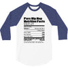 clebrity hip hop nutrition 3/4 Sleeve Shirt