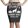 chill hungry wolf Pencil Skirts