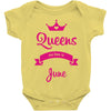 queens are born in june Baby Onesie