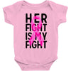 her fight is my fight Baby Bodysuit