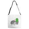 prickly love Adjustable Strap Totes