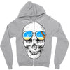 skull holiday Zipper Hoodie