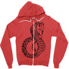 tribal cobra Zipper Hoodie