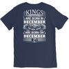 Real Kings Are Born On December 27 V-Neck Tee