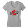 rolling papers smoking college retro stoner Women's V-Neck T-Shirt