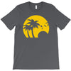 beach silhouette birds sand sunset T-Shirt