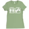 problem l&ouml;sung zocken lustig funny (2) Ladies Fitted T-Shirt