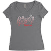 horror hands Women's Triblend Scoop T-shirt
