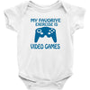 my favorite exercise is video games Baby Bodysuit