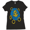 sad hedgehog Ladies Fitted T-Shirt