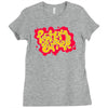 peanut butter splash Ladies Fitted T-Shirt