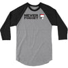 never forget 3/4 Sleeve Shirt