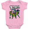 x turtles, mutants in a half shell Baby Bodysuit