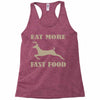 eat more fast food Racerback Tank