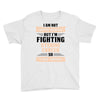 I am Not Super Woman But I'm Fighting Uterine Cancer So Close Enough Youth Tee