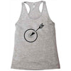 archery target Racerback Tank