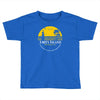 amity island jaws inspired movie shark printed Toddler T-shirt