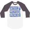wake me for meals 3/4 Sleeve Shirt
