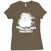 wheres my hos at santa claus Ladies Fitted T-Shirt