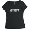 be wrong Women's Triblend Scoop T-shirt