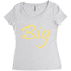 big Women's Triblend Scoop T-shirt