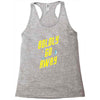 boldly go away Racerback Tank