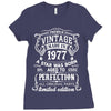 Vintage 1977 Ladies Fitted T-Shirt