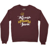 kings are born in june Crewneck Sweatshirt