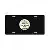 I Love You To The Moon And Back License Plate