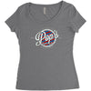 pop's barber shop Women's Triblend Scoop T-shirt