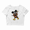 mickey mouse trap Crop Top