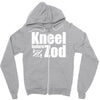 kneel before zod Zipper Hoodie