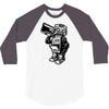dance robot music old 3/4 Sleeve Shirt