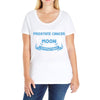 I Love Someone with Prostate Cancer to The Moon and Back to Infinity Ladies Curvy T-Shirt