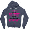 The Best Grammy Was Born In February Zipper Hoodie