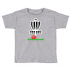 disc golf frisbee leaning on target basket innova Toddler T-shirt